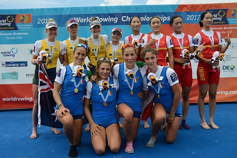 I segreti del quattro di coppia Pesi Leggeri femminile campione del
