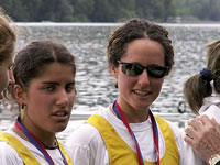 Il doppio senior donne Laura Schiavone (AS Olimpia) e Elisabetta Sancassani (US Bellagina)