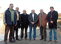 Nella foto da sinistra verso destra: Antonio Giuntini, Simone Colla, Enzo Cini (Circoscrizione 2), Fabrizio Cerri, Sauro Barbani e Gianluca Mannari