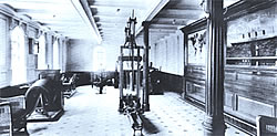 La palestra del Titanic era dotata di una attrezzatura di prim'ordine