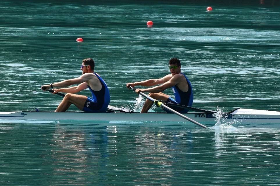 Disputate le semifinali con l’Italia impegnata due senza, doppio e