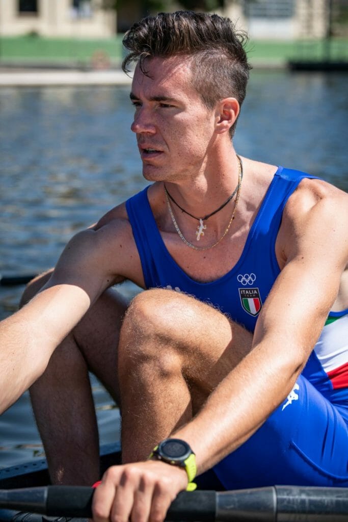 Agostino Abbagnale e Antonio Rossi a Sabaudia per il 70° Anniversario