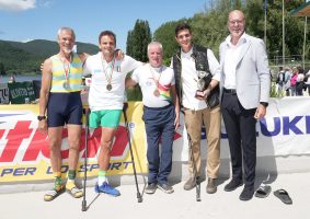 Tante emozioni per i Tricolori Pararowing a Piediluco