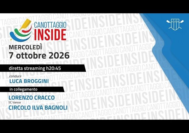 Canottaggio Inside – Puntata 44 del 7 Ottobre 2026